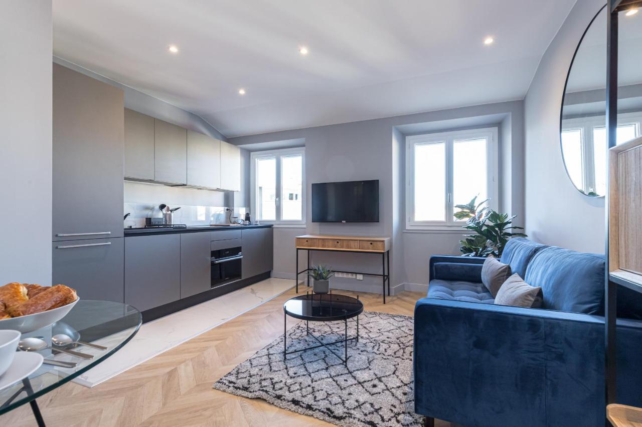 1 Su Ede - Dernier Etage Ascenseur - 1 Min Plage Et Zone Pietonne Nice Luaran gambar